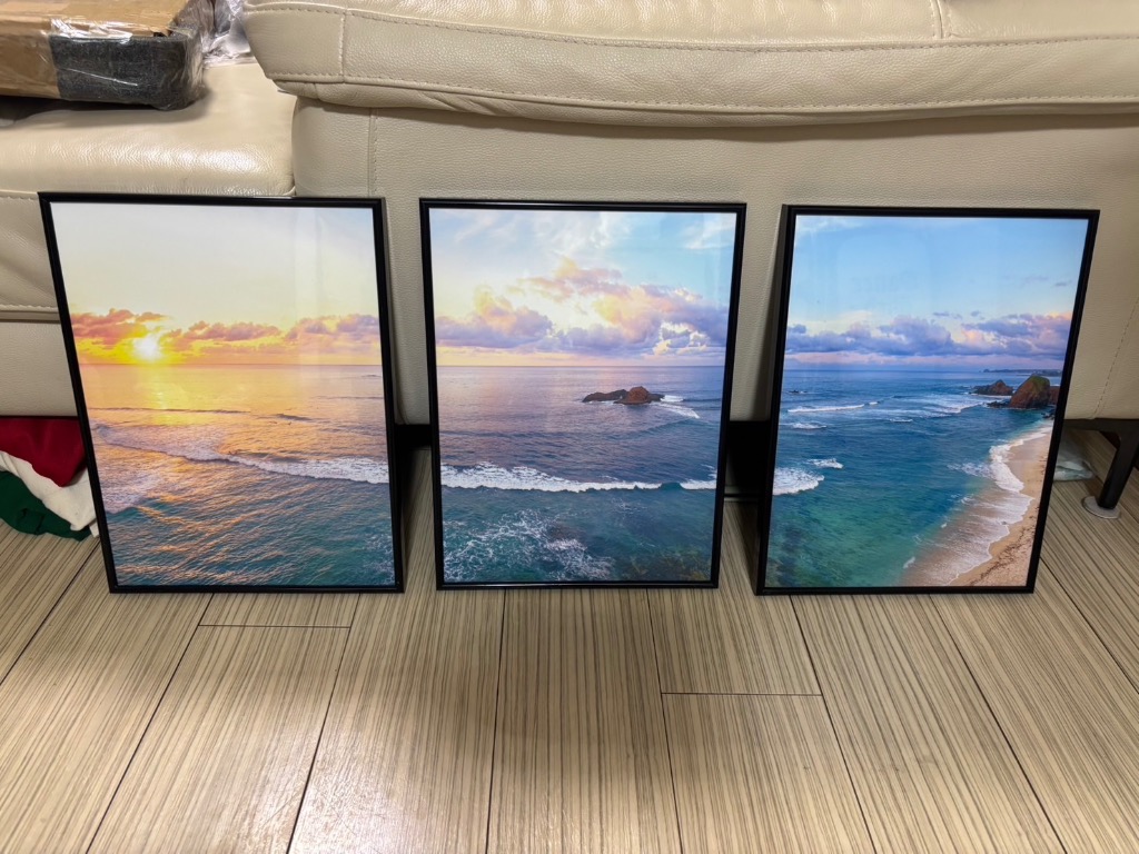 3枚セット 絵画 海 インテリア ファブリック 絵30×40cm壁掛け 3枚セット 絵画 海 インテリア ファブリック 絵30×40cm壁掛け