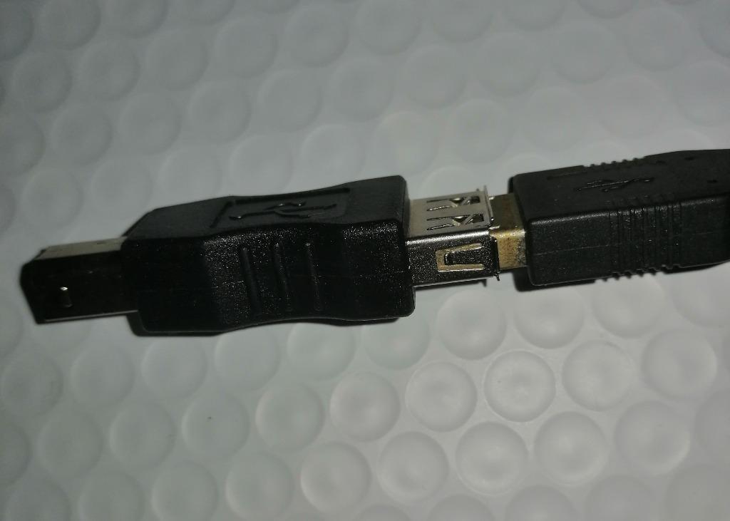 USB 変換アダプタ (Aメス   Bオス) KM-UC177