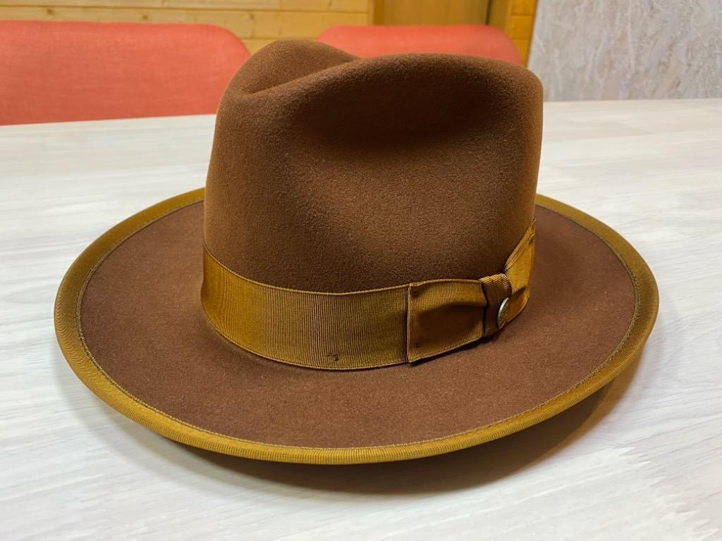 帽子 STETSON ステットソン ウールフエルト中折れ帽 VINTAGE WHIPPET