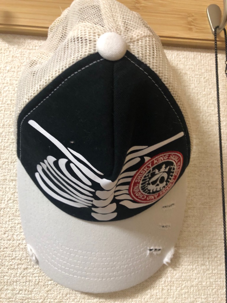 帽子 キッズ ほねほね ドクロ キャップ サイズ：52/54cm 129-14A