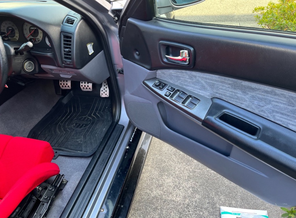 BNR34 ER34 スカイライン GT-R カーボン インナー ドアノブ