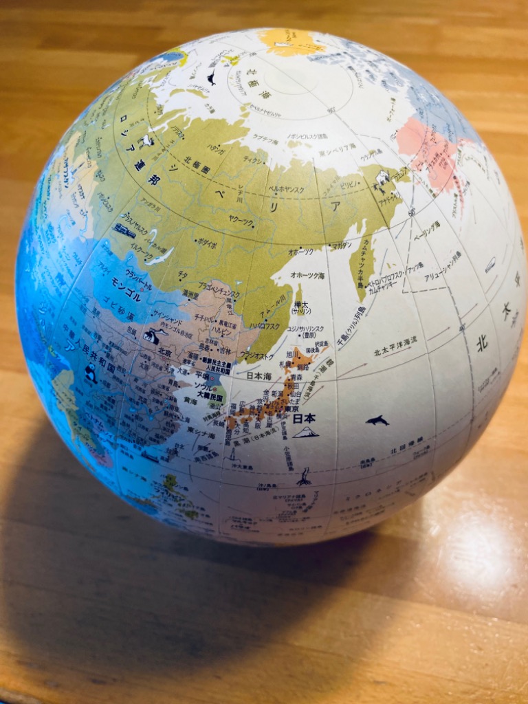 ほぼ日のアースボール ジャーニー 地球儀 直経20cm 46804 : 文具