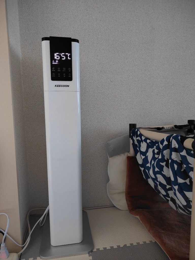 KEECOON 加湿器 スチーム式 大容量 ハイブリッド 超音波式 業務