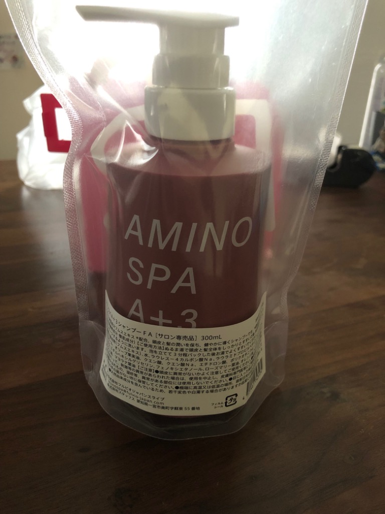 aminospa A＋3 アミノスパA＋3 シャンプー ポンプ 300ml×1個