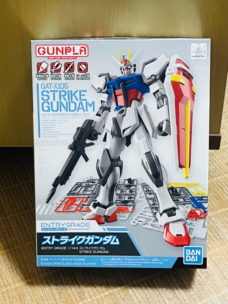 EG 1/144 GAT-X105 ストライクガンダム (機動戦士ガンダムSEED) 新品エントリーグレード ENTRY GRADE プラモデル  バンダイ : 4573102621689 : ゲーム&ホビーケンビル - 通販 - Yahoo!ショッピング