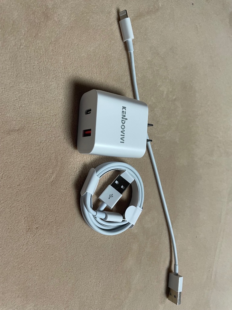 2本1m iPhone  充電器ライトニングケーブル 品質USB{EVR1 uala100.jpg