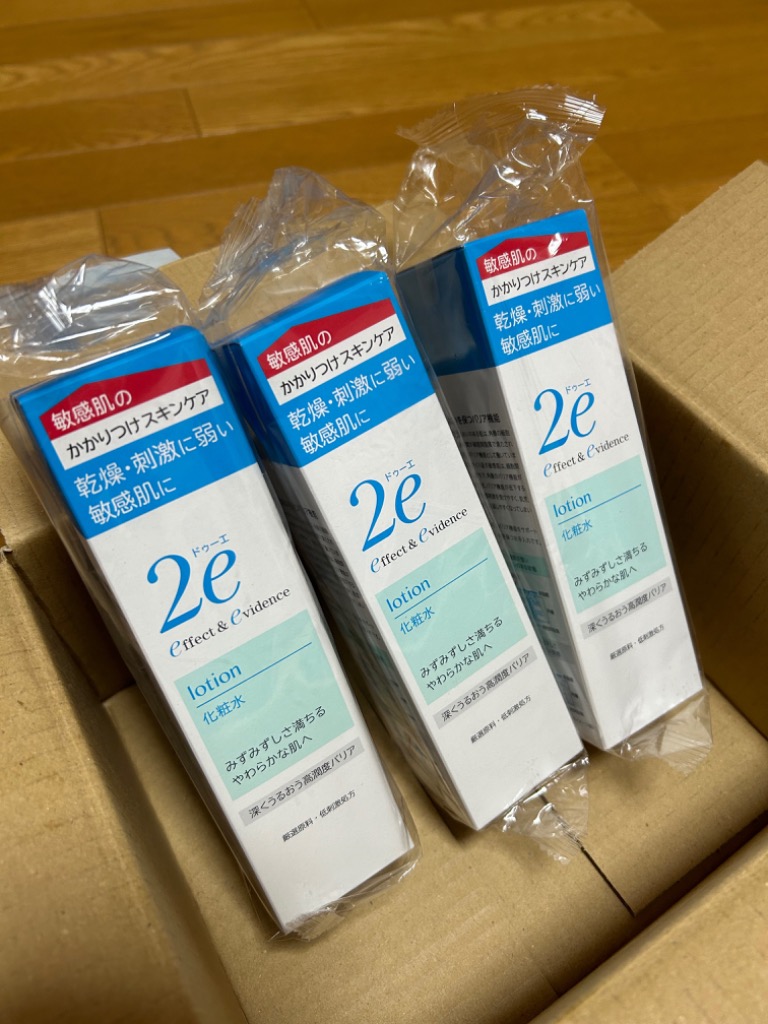 2e ドゥーエ 化粧水 140ml ×3本 & クリーム 30g×1本 セット 送料無料 ［3個セット］ドゥーエ 化粧水 本体 140mL×3個 ○翌日