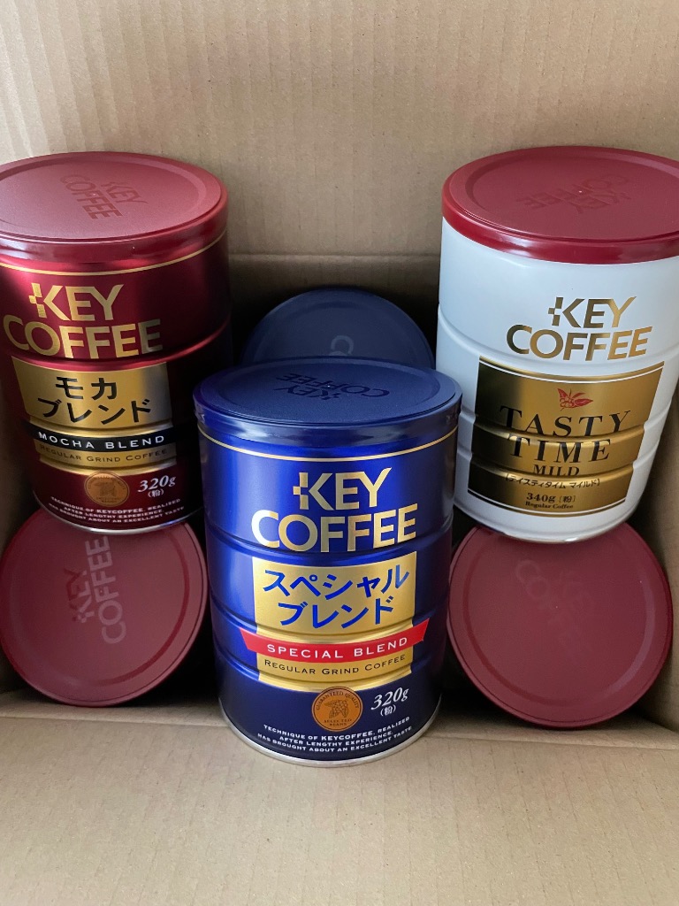 KEY COFFEE  ギフト  粉コーヒー缶詰め合わせ 楽天市場】当店限定 缶入りコーヒー(粉) バラエティセット お