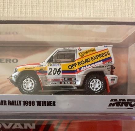 1/64 三菱 パジェロ エボリューション #206 Paris - Dakar 1998 優勝車