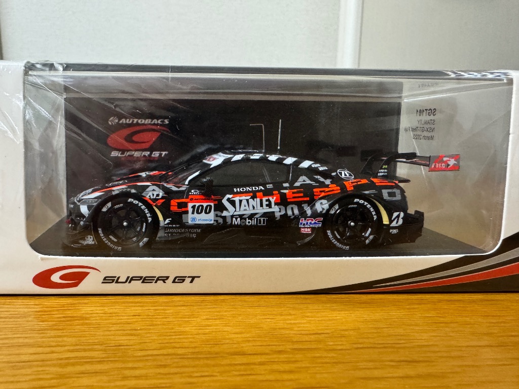 スパークモデル STANLEY NSX-GT No.100 Test Fuji March 2022 （1/43