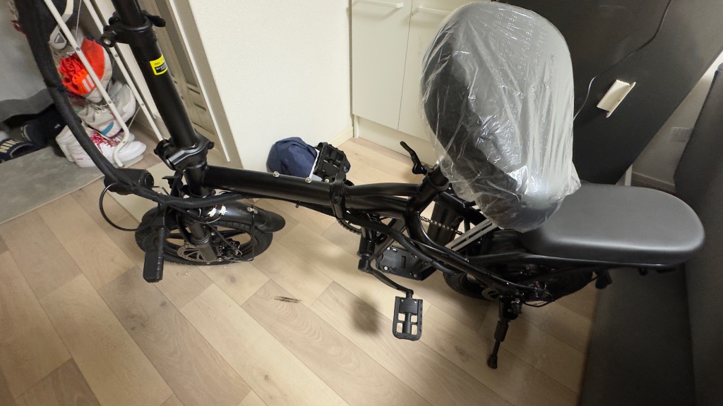 D40G 48V/8AH 電動自転車 原付一種 モペット ひねちゃ 安全装置