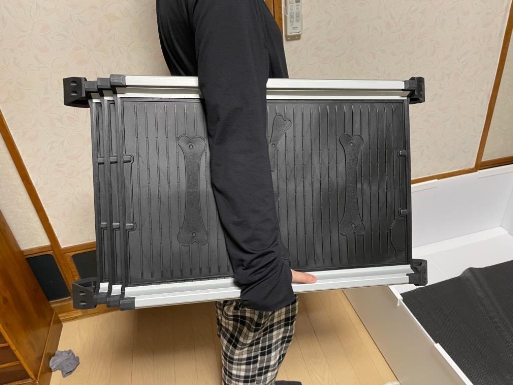 ペットスロープ 伸縮式 耐荷重 85kg スライド式 ドッグスロープ