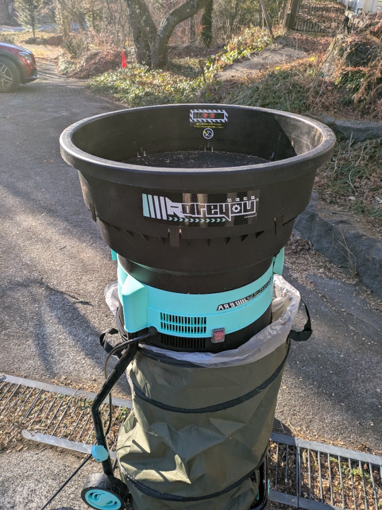 Kareyou ☆電動式☆Kareyouリーフガーデンシュレッダー 葉っぱ粉砕機