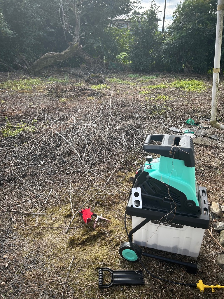 Kareyou ☆電動式☆Kareyouウッドチッパー ガーデンシュレッダー 電動