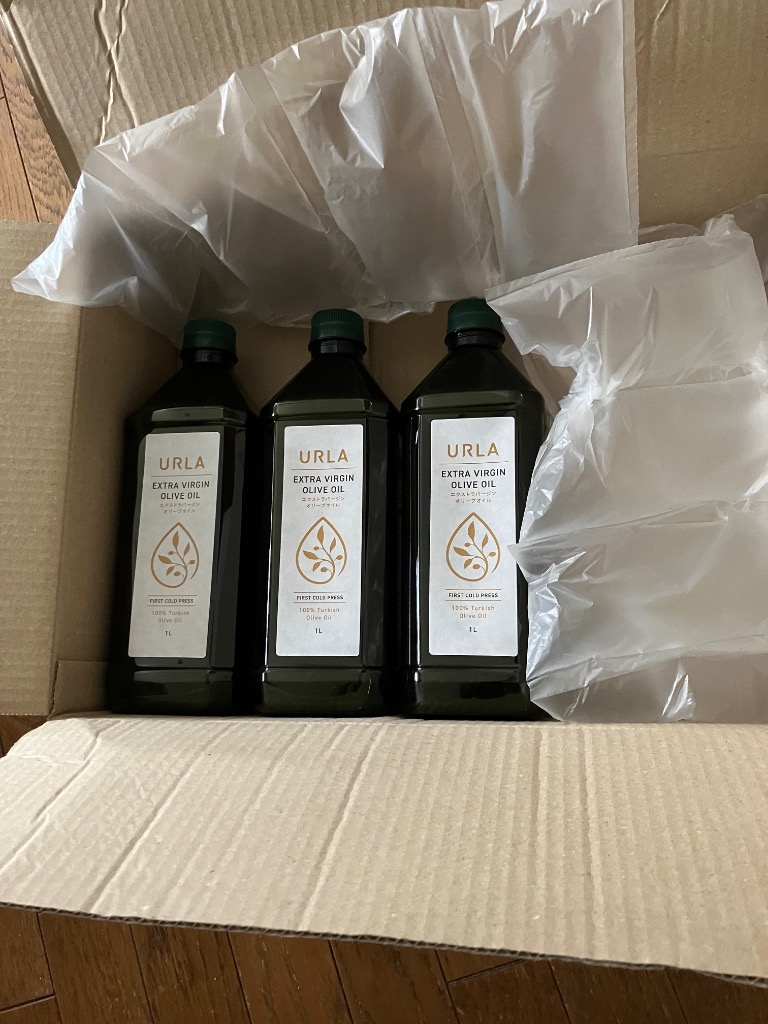 オリーブオイル エキストラバージン 1L 3本 ウルラ URLA『送料無料（一