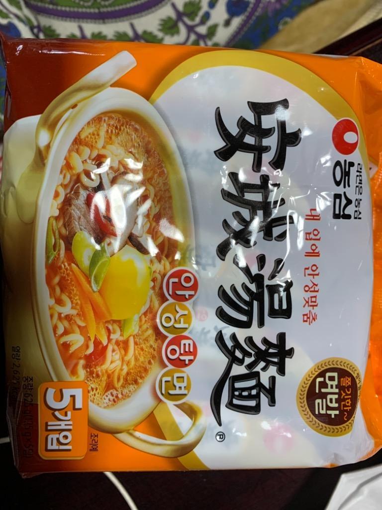 韓国版 安城湯麺 アンソンタンメン 10袋 韓国農心 韓国ラーメン : r