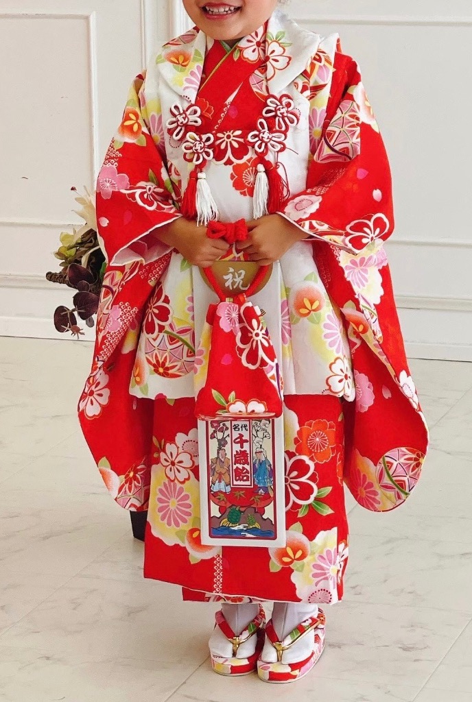 NISHIORI 【在庫処分】七五三 着物 被布コート セット レトロ 和