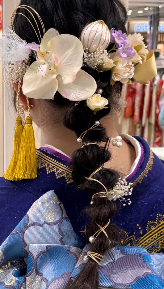 結婚式 タッセル 振袖 リボン 金箔 浴衣 水引き パール アンティークベリー 髪飾り 成人式 着物 和装 前撮り 卒業式 結婚式 浴衣 振袖 袴