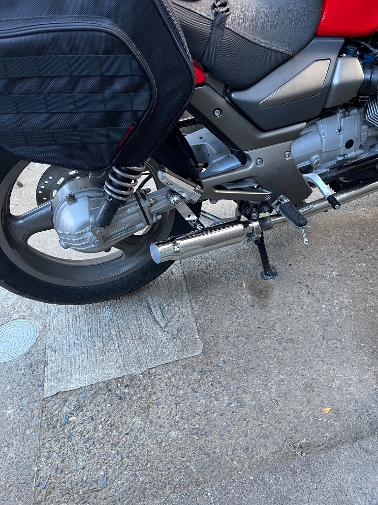 【送料込み】SR400 社外ドラッグマフラー ポン付 部品屋K&W ショートドラッグパイプマフラー SR400 YAMAHA ヤマハ
