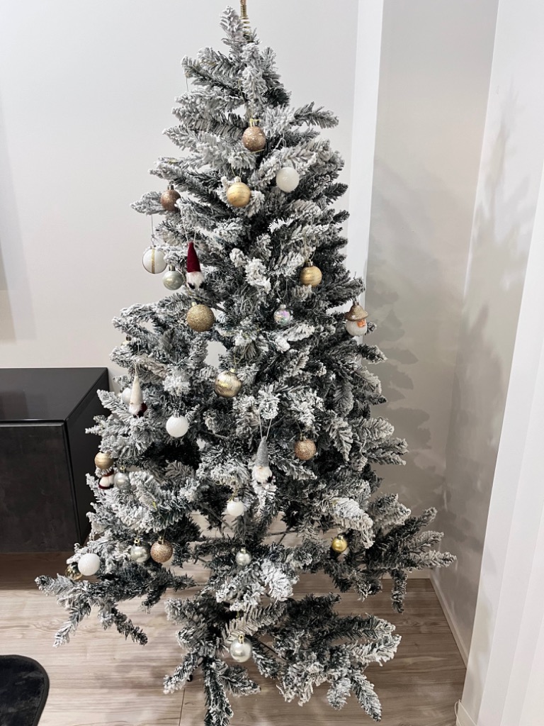 クリスマスツリー 150cm オーナメント付き 10mLED 雪化粧 北欧 豪華 Amazon | クリスマスツリー 120cm/150cm/180cm christmas tree