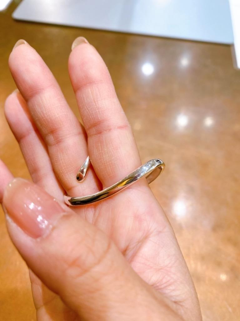 ダブルフィンガーリング ツーフィンガー スパイラル Aは925
