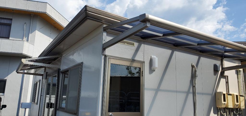 えなし テラス屋根 DIY リクシル スピーネ ロング柱 1間×8尺 テラスタイプ 20cm（600タイプ）/関東間/R型/自在桁仕様 熱線
