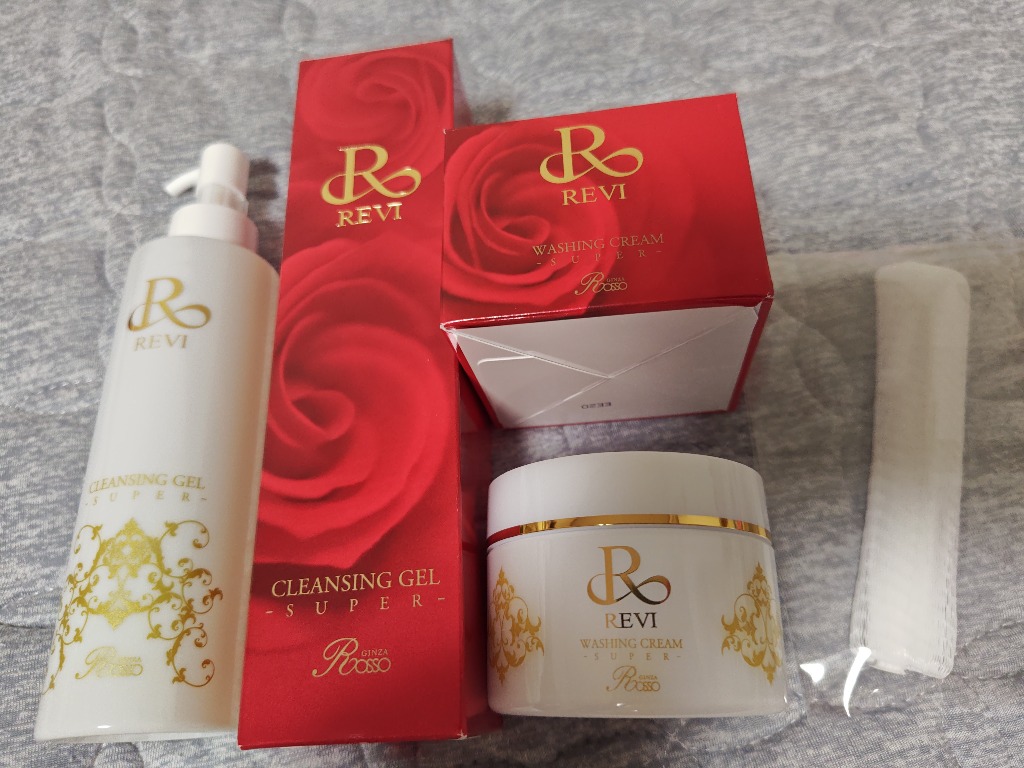 REVI 泡立てネット付き ルヴィ クレンジングジェル 180ml