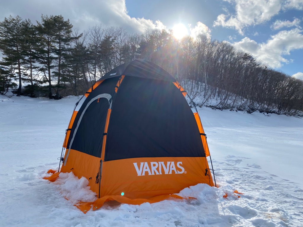 【正規店低価】バリバス　VARIVAS　ペンタゴン2　ワカサギ　テント フィッシングバッグ・ケース