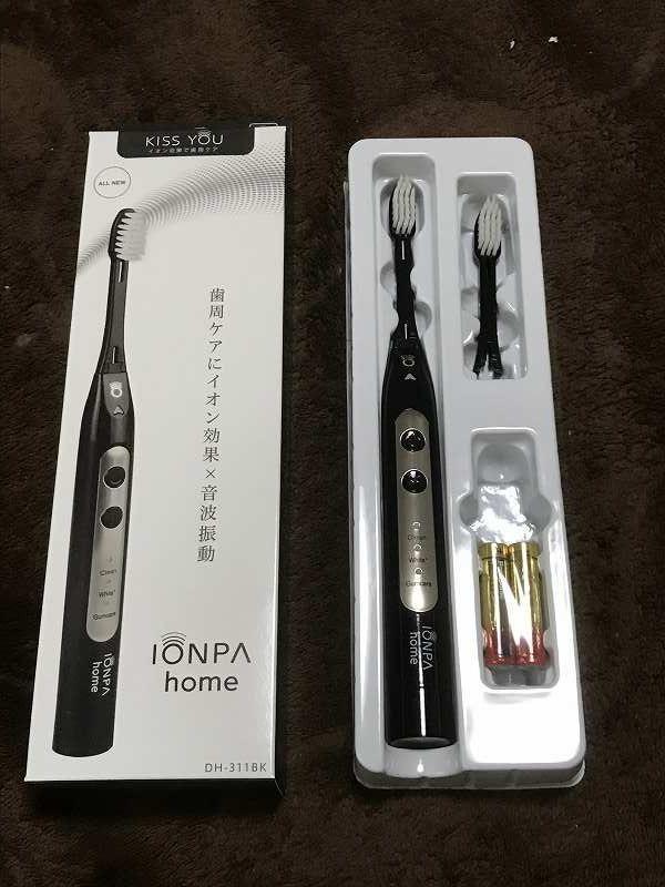音波振動歯ブラシ 乾電池式 IONPA home(イオンパホーム) DH-311 本体 (本体1本・ブラシ2本・単4電池2本) :DH-311:公式キスユー直販SHOP Yahoo!店 - 通販 - Yahoo!ショッピング 音波振動歯ブラシ 乾電池式 IONPA home(イオンパホーム) DH-311 本体 (本体1本・ブラシ2本・単4電池2本) :DH-311:公式キスユー直販SHOP Yahoo!店 - 通販 - Yahoo!ショッピング