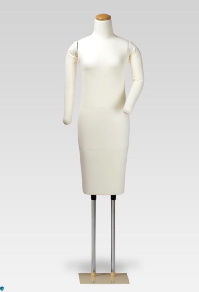 日本製　和装ボディ 和装ボディ（胴長＋フレキ腕＋スチール台）着付練習・展示 アイボリー