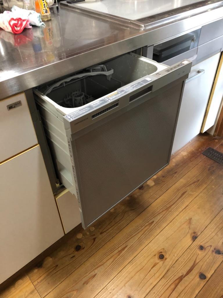 大幅値下げランキング ###クリナップ プルオープン食器洗い乾燥機 シルバー パネルタイプ 受注約2週 旧品番 ZWPP45R14LDS-E 