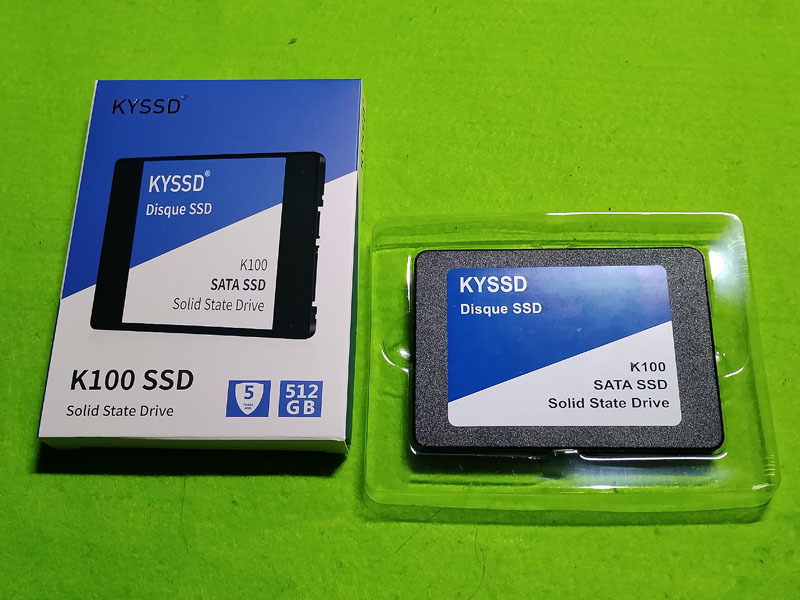 送料無料新品 KYSSD K100シリーズSSD 2.5インチ内蔵SSD 512GB