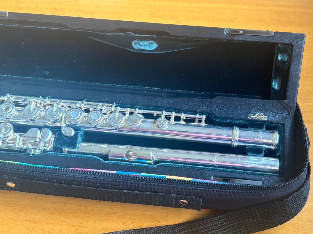 フルートケースカバー DACオリジナル フルートキーチャーム付きケース