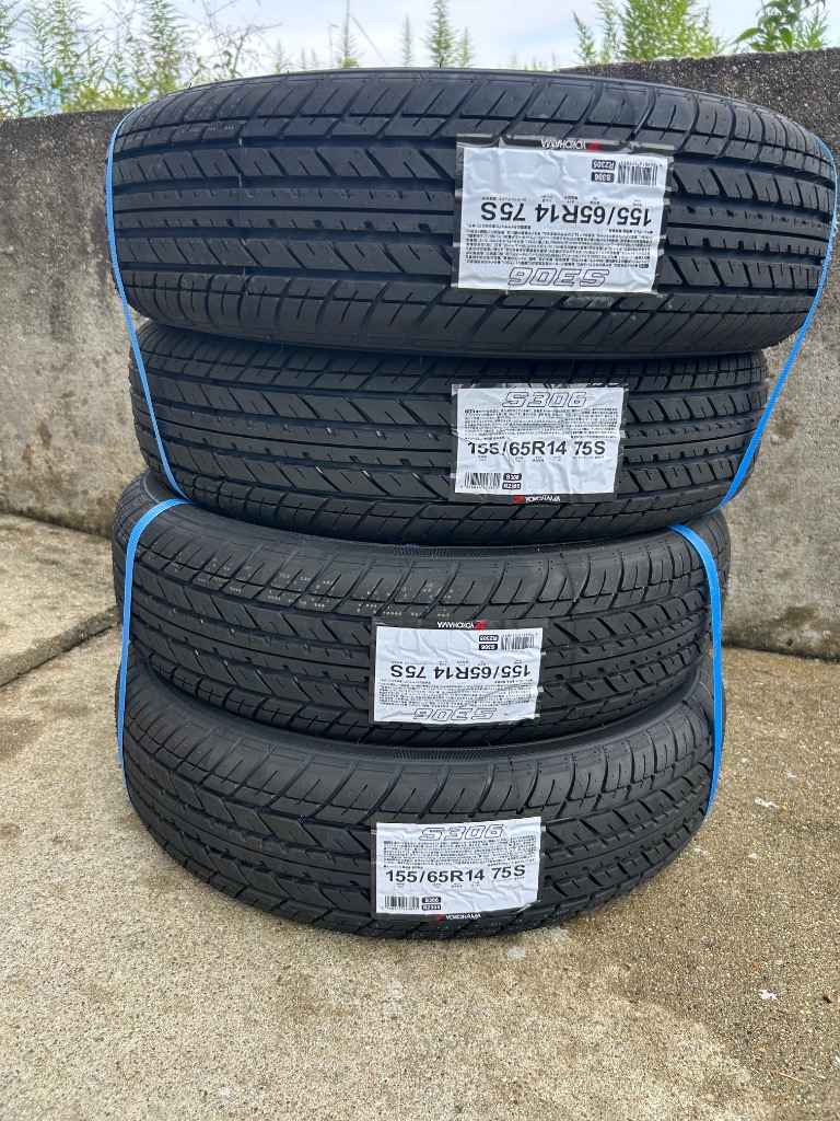 ヨコハマタイヤ（YOKOHAMA TIRE） 2026年製 4本セット 155/65R14 75S