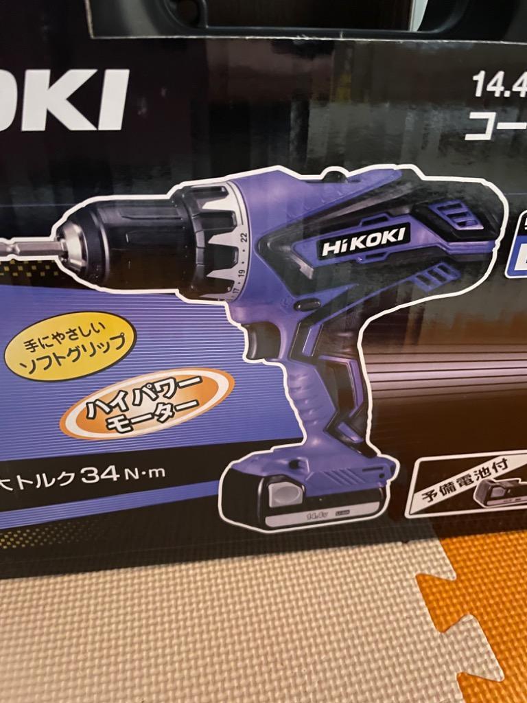 日立工機 14.4Vコードレスドライバードリルフルセット品 HiKOKI HiKOKI（ハイコーキ）旧日立工機 14．4V