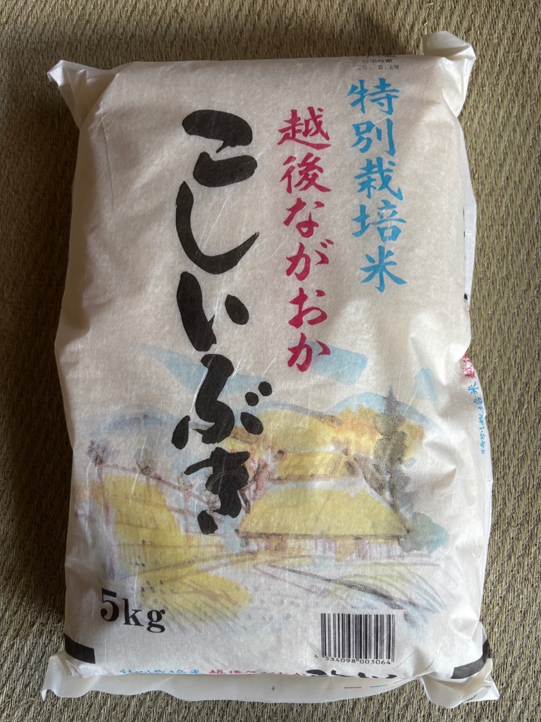 こしいぶき 新米 令和8年産 10kg 新潟県産こしいぶき 白米 特別栽培米
