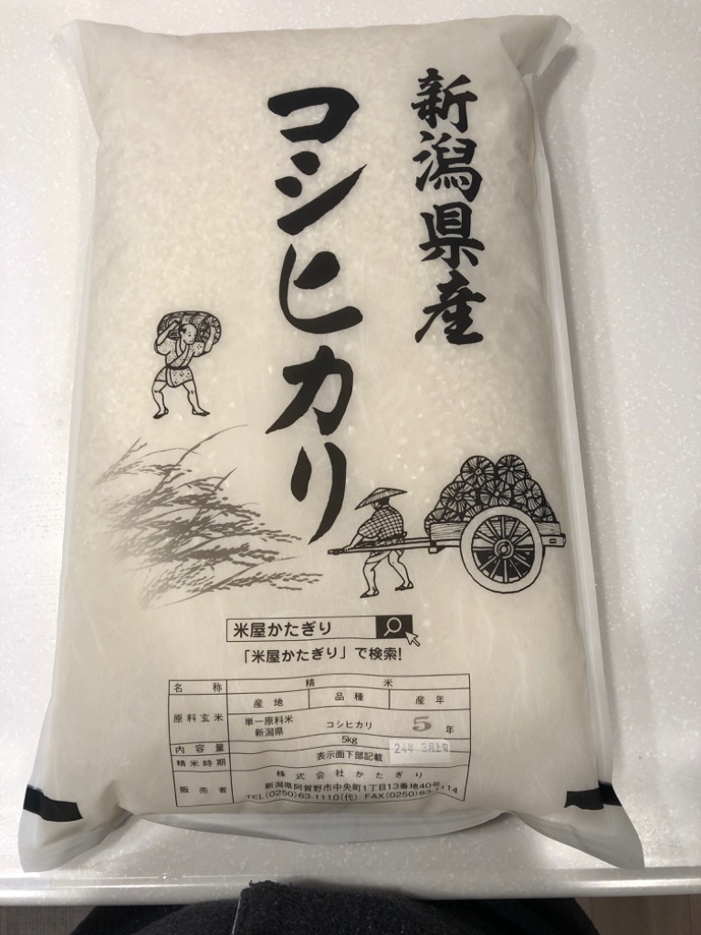 米 令和5年 米 5Kg 送料無料 コシヒカリ 新潟 あすつく 新潟県産