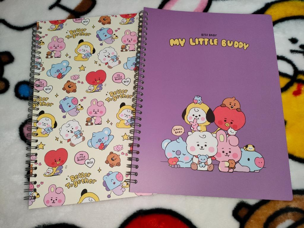 BT21 MY LITTLE BUDDY スプリング ノート [韓国文具][文房具][かわいい][防弾少年団] [公式] :q801:韓国情報広場ヤフー店  - 通販 - Yahoo!ショッピング