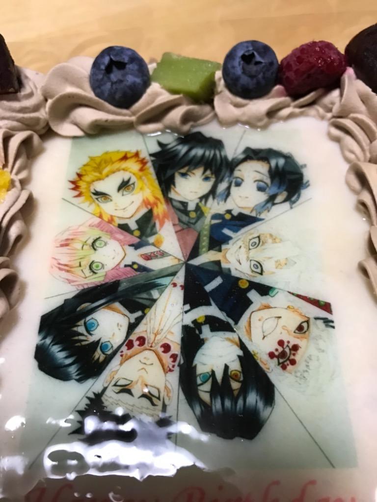 写真ケーキ 四角 生チョコ 6号 冷凍 到着後は冷蔵庫で3 4時間保管解凍 キャラクターケーキ 誕生日ケーキ あすつく 土日祝出荷ok 18 18cm Sale 85 Off