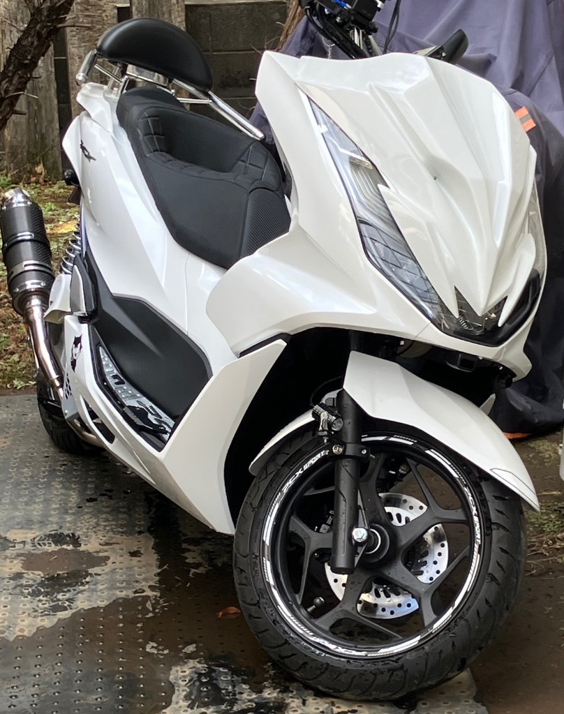 PCX(JK05KF47) デビルマスク ☆塗装済☆ : バイクカスタムパーツ