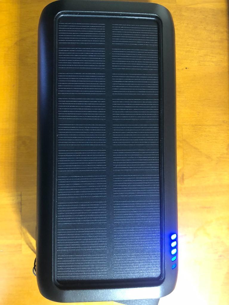 ソーラー モバイルバッテリー 61200mAh 超大容量 3.0A急速充電