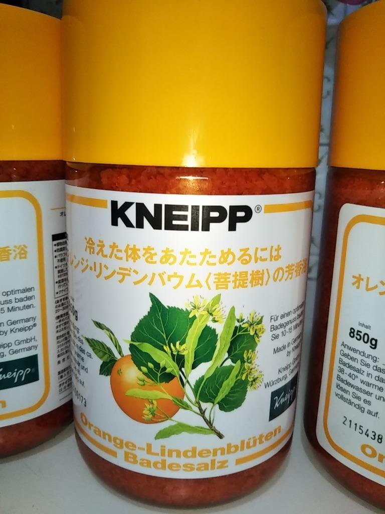 クナイプバスソルト オレンジ・リンデンバウム 菩提樹の芳香浴 850g×3 