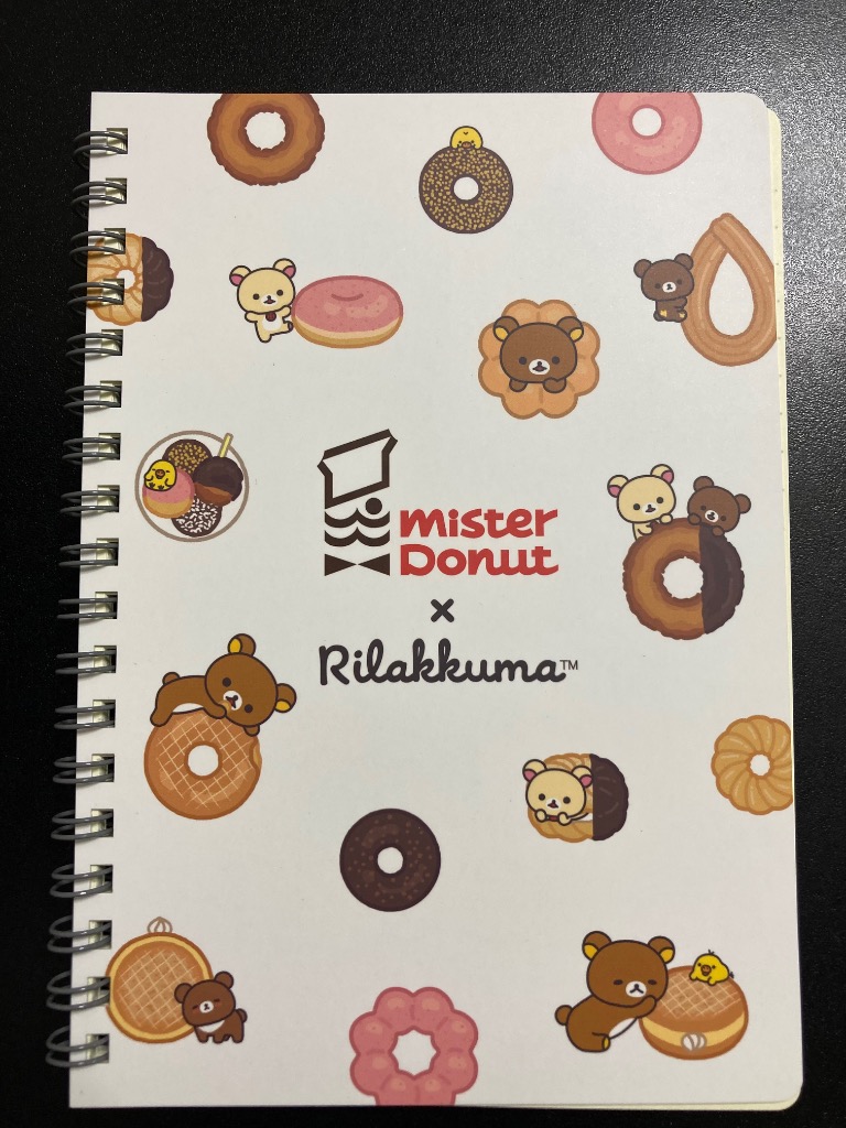 NY43202 リラックマ×ミスタードーナツ B6SPノート [サンエックス