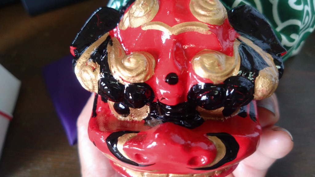 小 置物 獅子頭 : 昼神小獅子造形工房 - 通販 - Yahoo!ショッピング