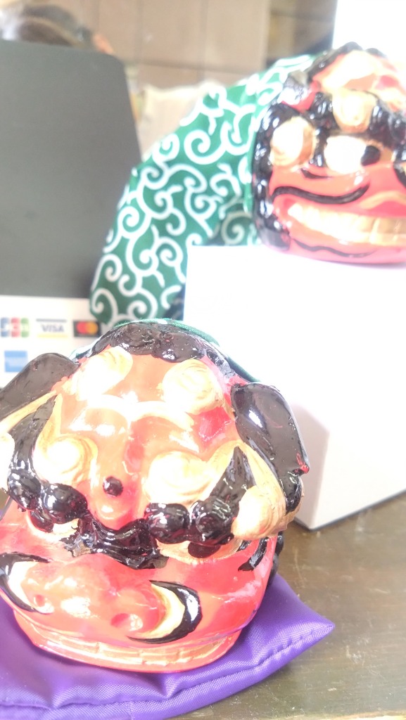 小 置物 獅子頭 : 昼神小獅子造形工房 - 通販 - Yahoo!ショッピング