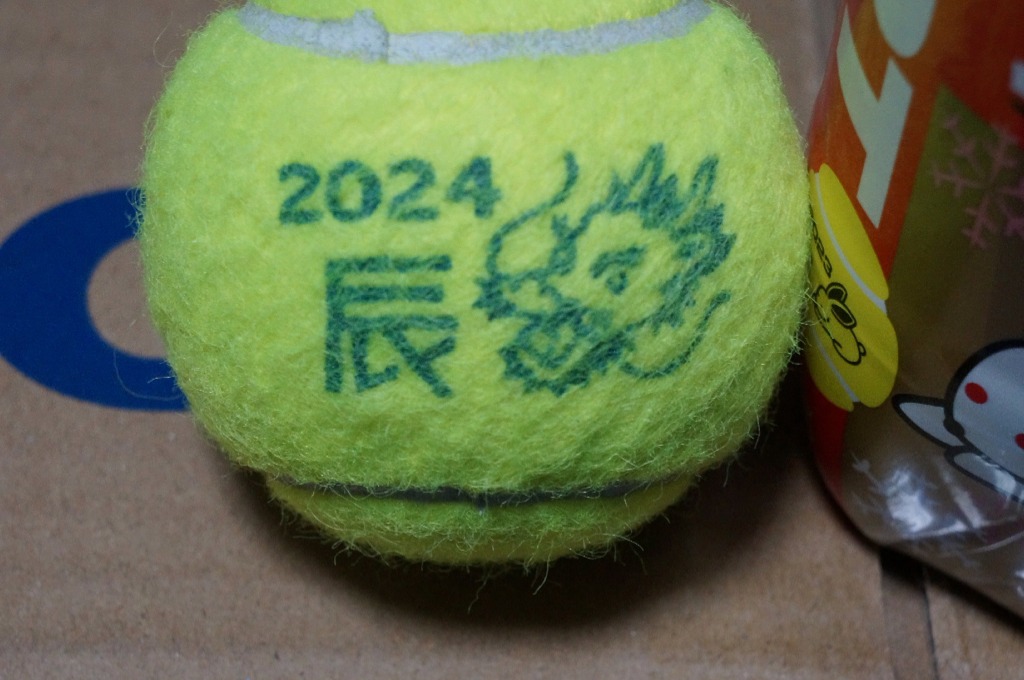 ダンロップ DUNLOP 硬式テニスボール 干支ボール 2024年「辰」FORT 