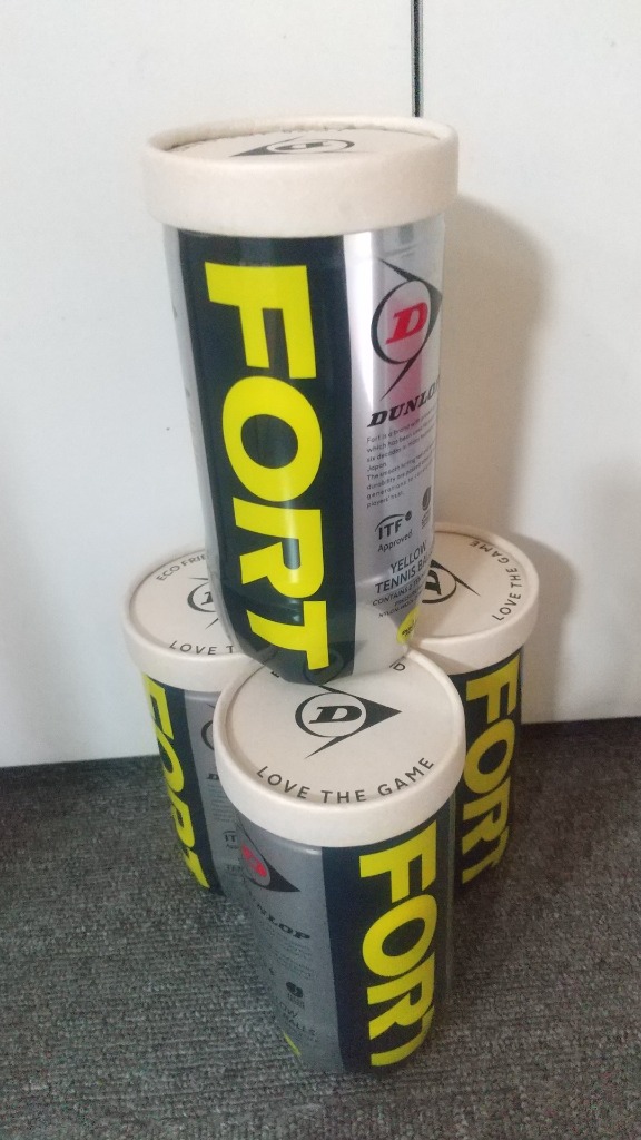 DUNLOP（ダンロップ） 「FORT フォート [2個入]1缶」テニスボール