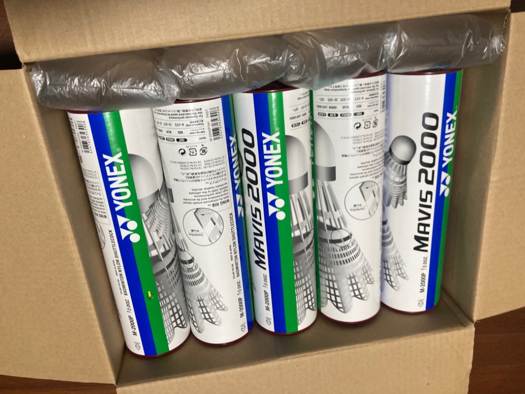 YONEX ヨネックス 「メイビス2000P 1ケース 6ヶ入り×10本 M