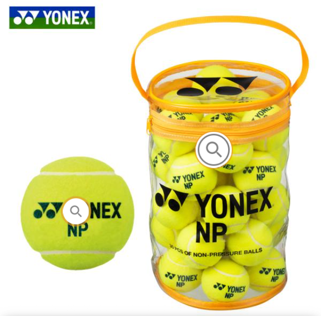 YONEX テニスボール ノンプレッシャーボール 90球セット YONEX（ヨネックス） テニスボール ノンプレッシャー 30個入り TB-NP30