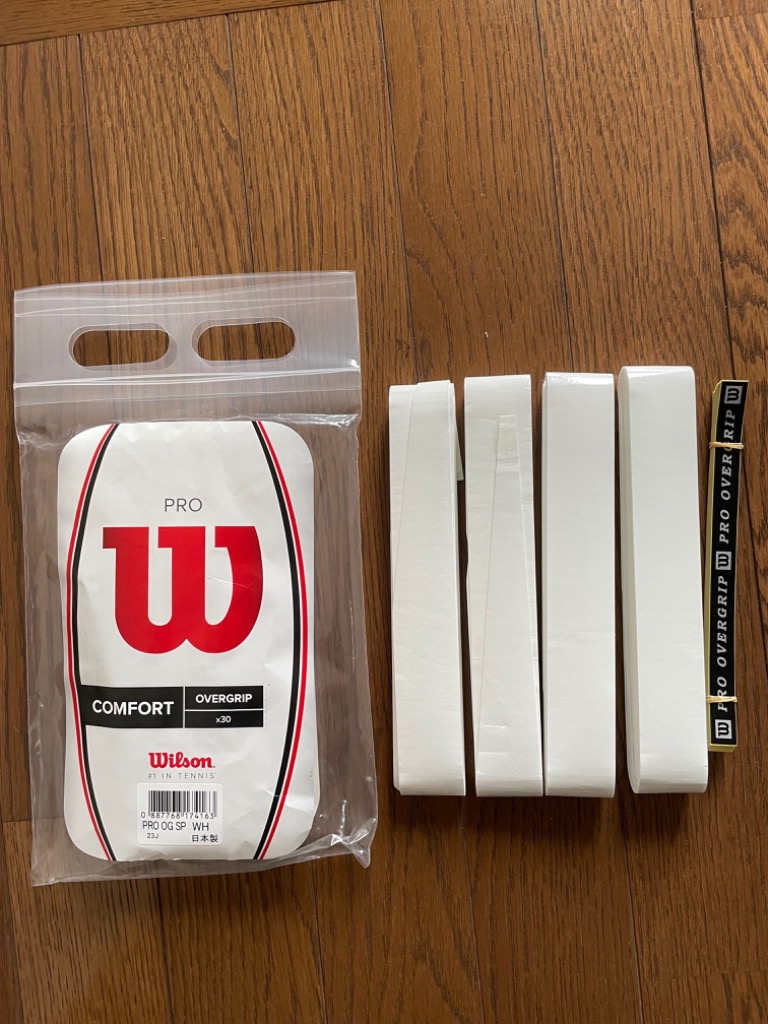 日本製」Wilson ウイルソン 「プロ・オーバーグリップ 30本入り PRO 